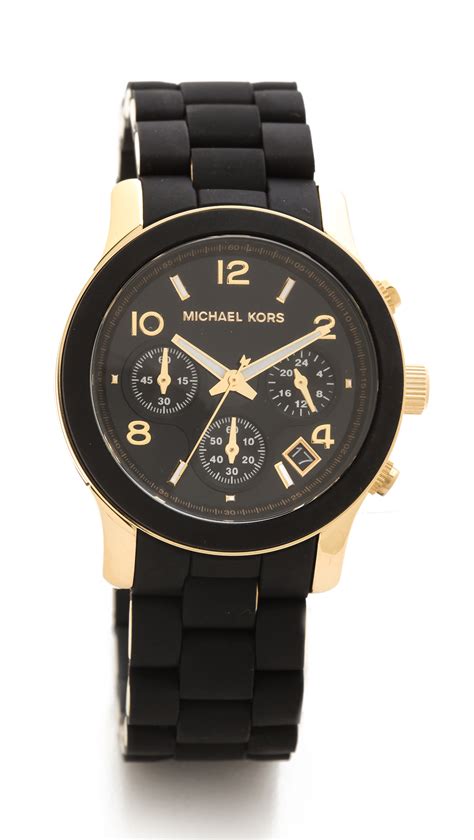 michael kors oversized runway watch reviews|michael kors black runway watch.